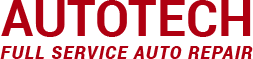 A red and black logo for the office of service australia.